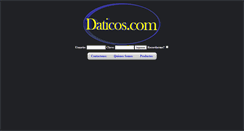 Desktop Screenshot of daticos.com