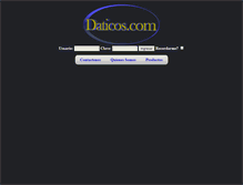 Tablet Screenshot of daticos.com